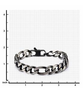 Pulsera hombre inox corte diamante steel chain bracelet Inox