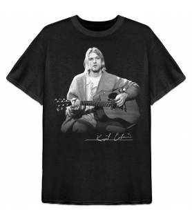 Kurt Cobain Tee Guitar Live...