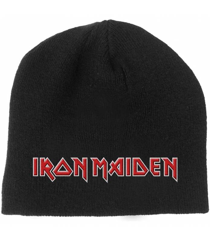 Iron Maiden: Logo Gorro de lana Beanie hat Licencia Oficial IMBEAN04B ...