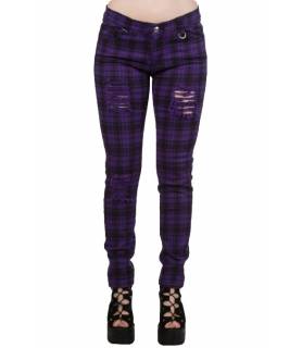 Pantalon skinny Púrpura...