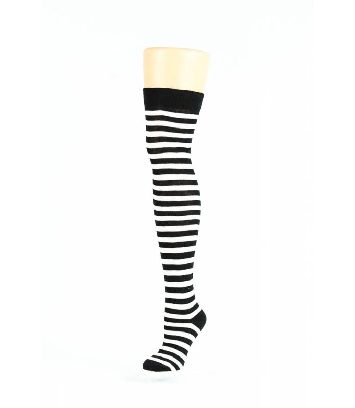 Rayas calcetines de mujer alta lujoso algodón - Esprit nordique