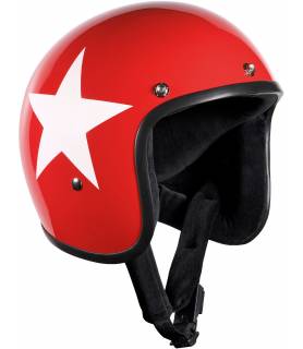 Casco MOTO Jet STAR ROJO...